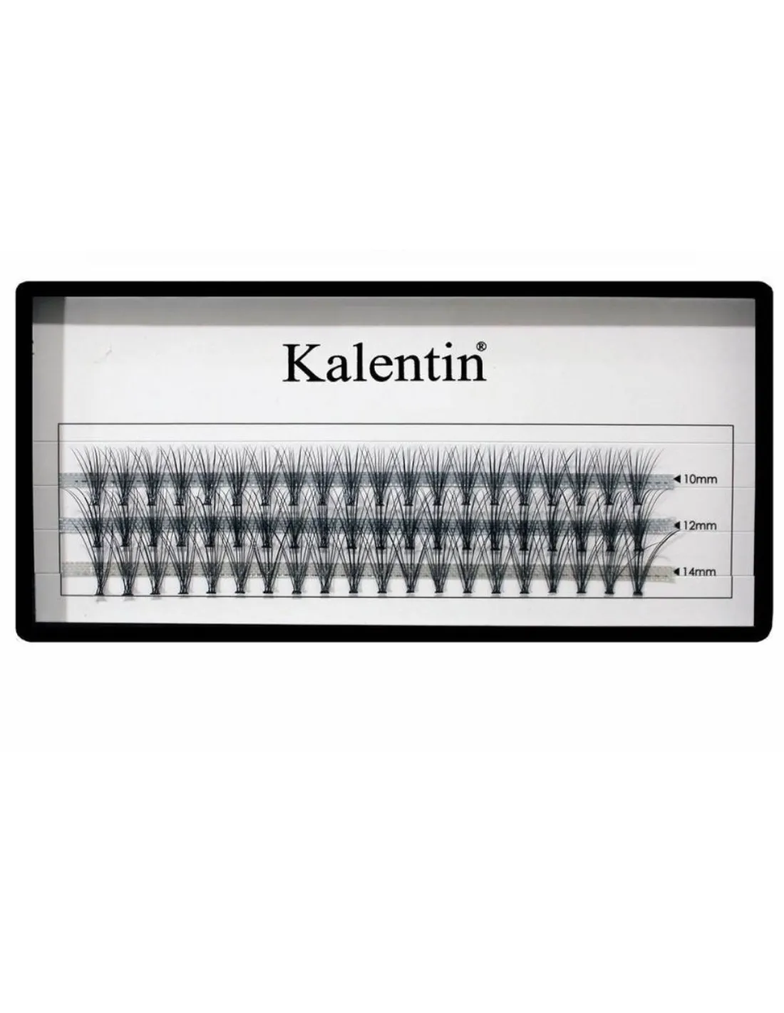 Kalentin Pestañas Individuales Con Nudo Plano 12mm Kalentin Pestañas Individuales Con Nudo Plano 12mm